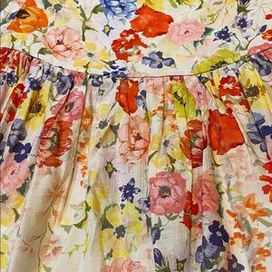 Anewsta Floral A-Line Skirt Sz. L